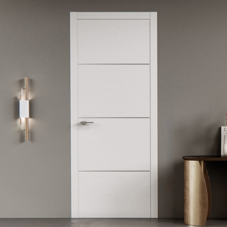Modern Interior Door EON Pure White Ash Universale 2'6" x 8'0"