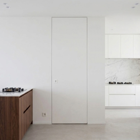 Invisible Flush Door Frame System INFINII X44, 36" x 108" Universal