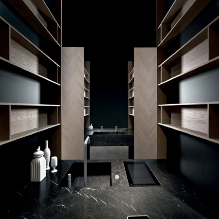 Italian Kitchen Design Mantis Rovere Saturno