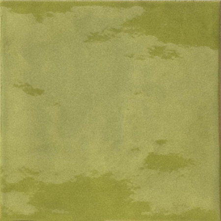 Terre Lucide Verde 6" x 6", 3/8" Glossy Ceramic Tile
