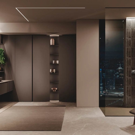 Italian Bathroom Vanity Bluna Laccato Opaco