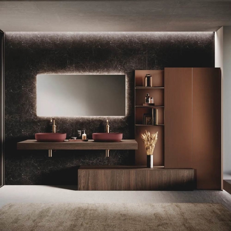 Contemporary Italian Bathroom Vanity Bluna Tech