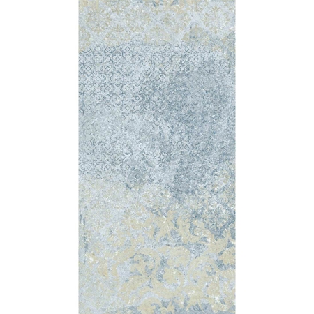 Outdoor Nonslip Porcelain Tile Bohemian Blue 20" x 40", 3/4" Thick