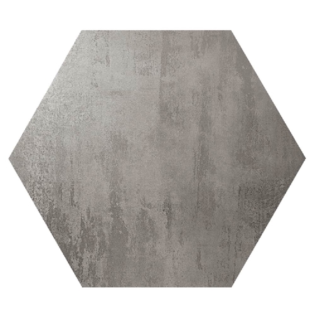 Hexagonal Omega Silver 20 5/16" x 24", 3/8" Lappato Porcelain Tile