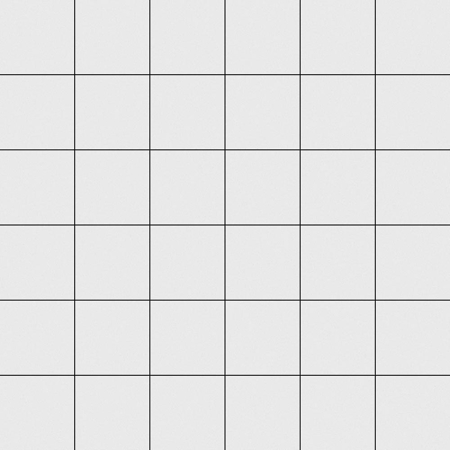 Mosaic Art-Deco White 12" x 12", 3/8" Natural Porcelain Tile
