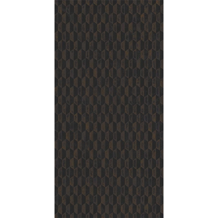 Steel Black Stamping 20" x 40", 3/8" Natural Porcelain Tile