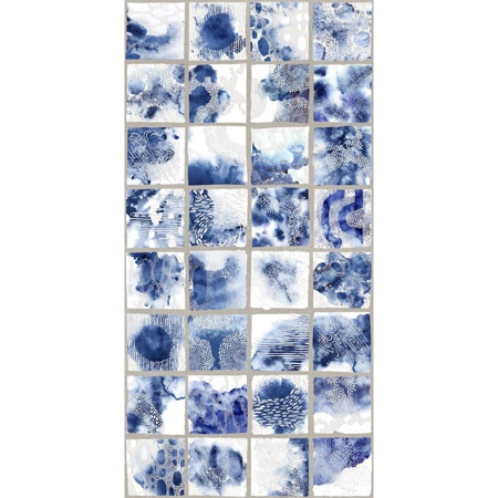 Ciment Stamp 20" x 40", 3/8" Natural Porcelain Tile